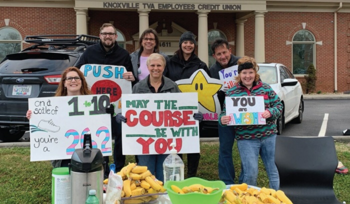 Staff at Knoxville Marathon