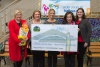 Check presentation to Hardin Valley Academy by Knoxville TVA Employees Credit Union