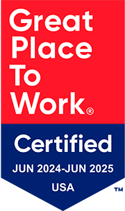 Great Place to Work. Certified April 2022 to April 2023. USA.