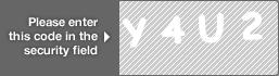 captcha code for visual authentication  letter Y number 4 letter U number 2